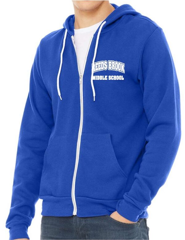 Reeds Brook Full Zip Sponge Fleece Hoodie - Image 3