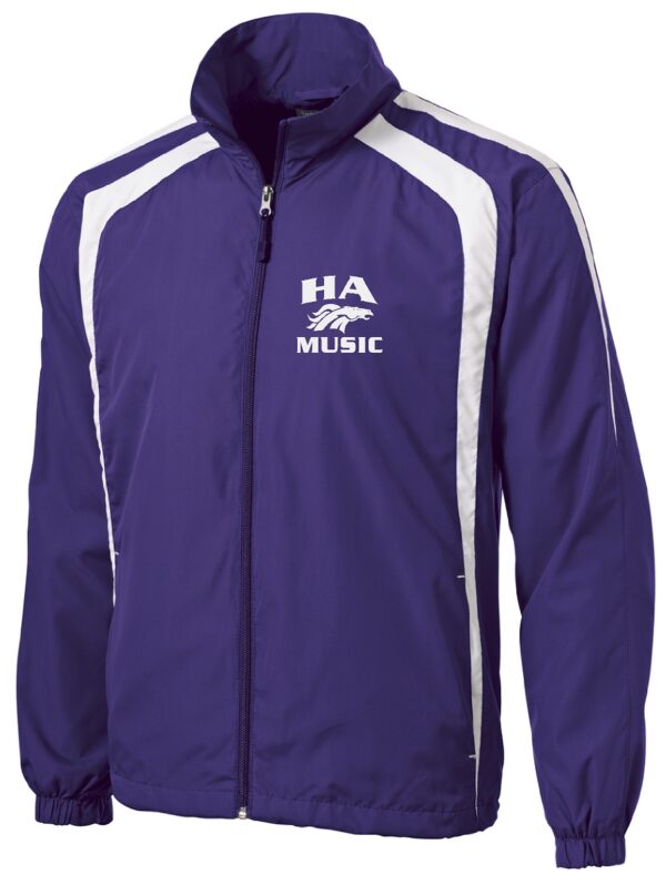 Hampden Academy Music Association Color Block Raglan Jacket - Image 2