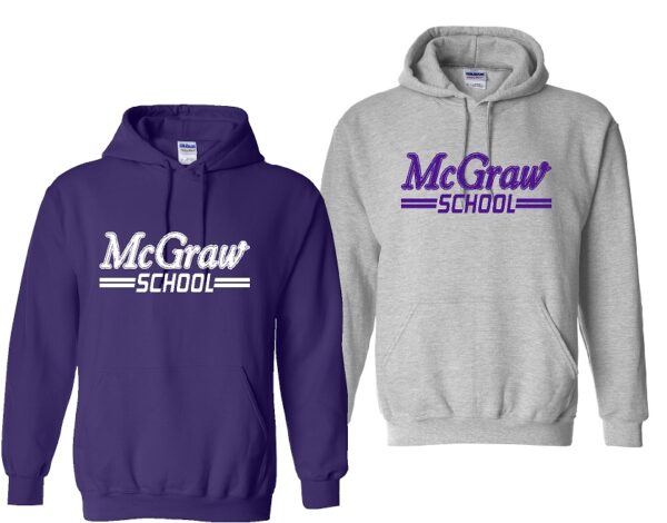 Old School McGraw Hooded Pullover Sweatshirt