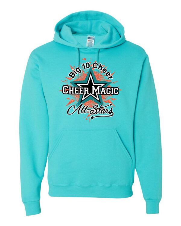 CMA Shatter Star Hoodie with Neon Coral Glitter - Image 7