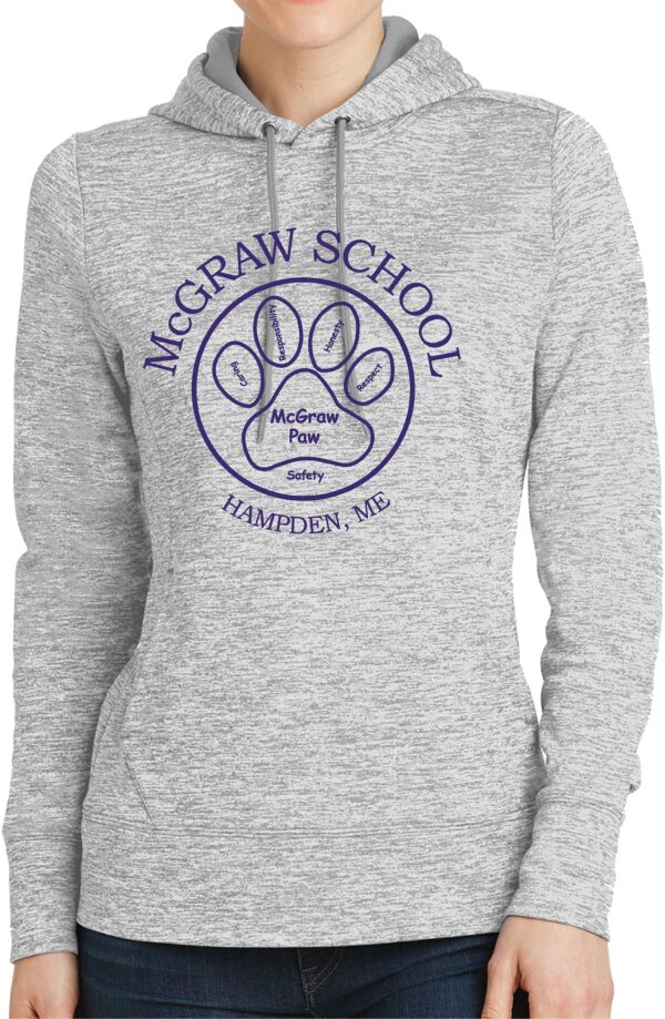 McGraw 100% Polyester PosiCharge Hooded Pullover - Image 3