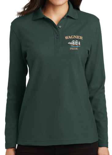 Wagner Pride Ladies Silk Touch Long Sleeve Polo