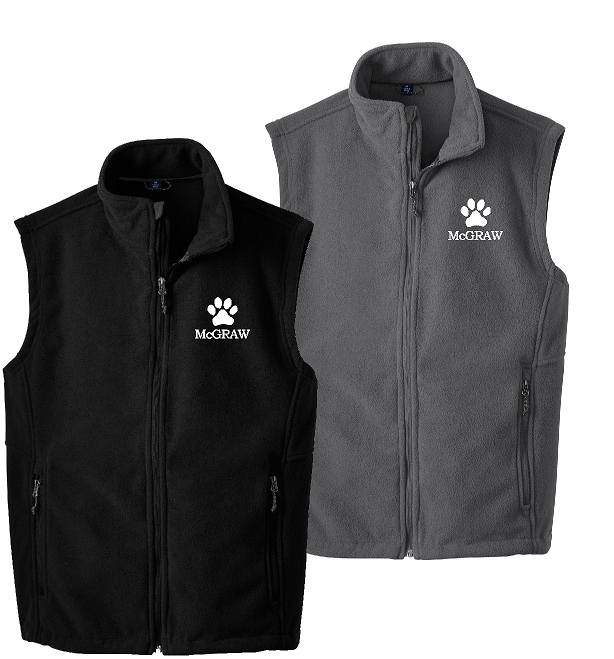 McGraw Fleece Vest - Youth, Ladies & Unisex