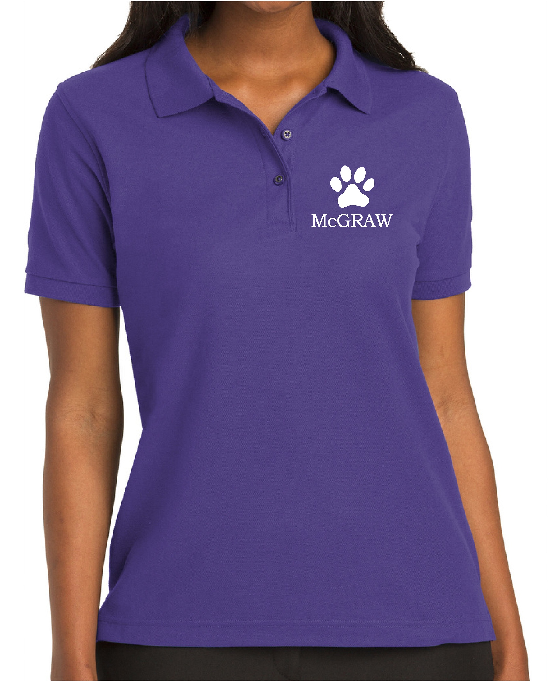 McGraw Ladies Silk Touch Polo - Image 3