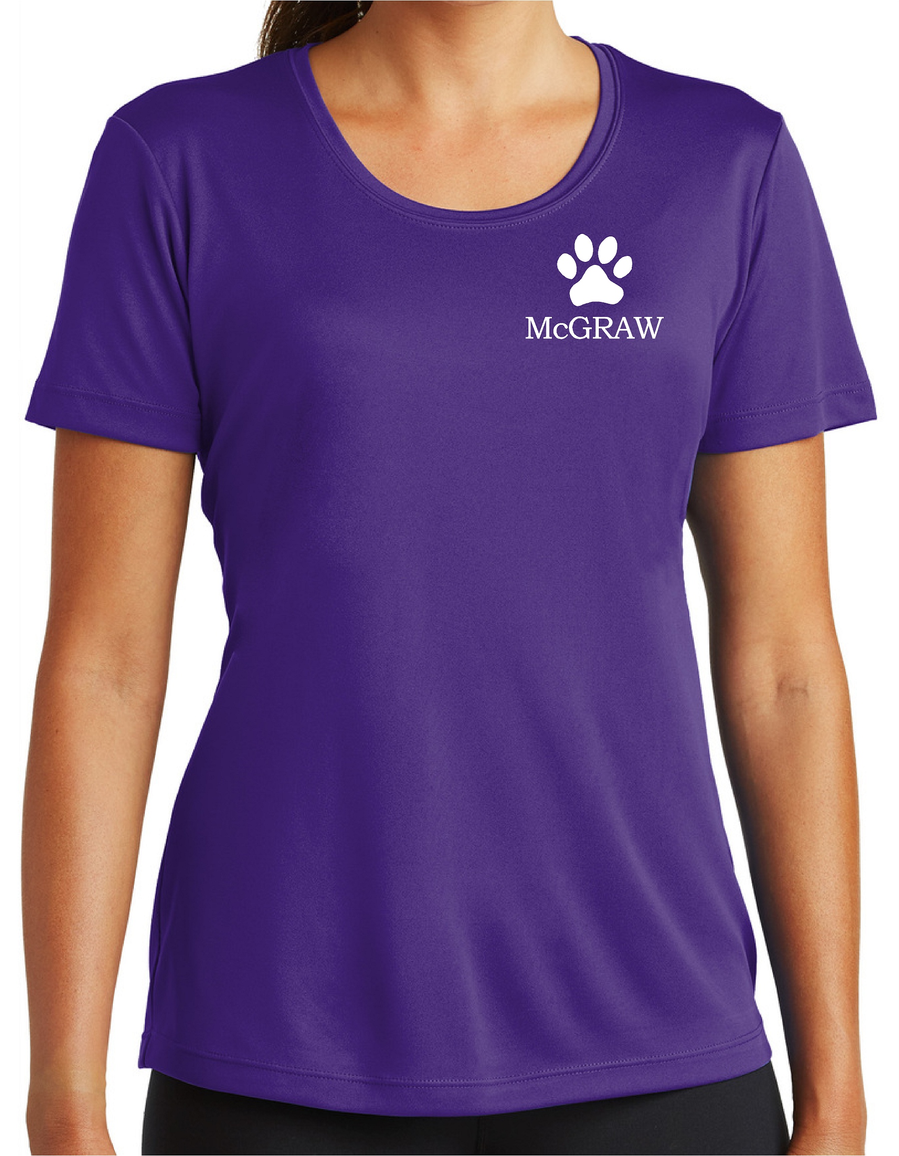 McGraw 100% Polyester Performance Ladies T-shirt - Image 2