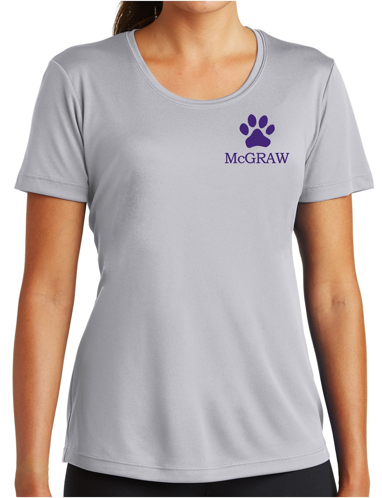McGraw 100% Polyester Performance Ladies T-shirt - Image 4